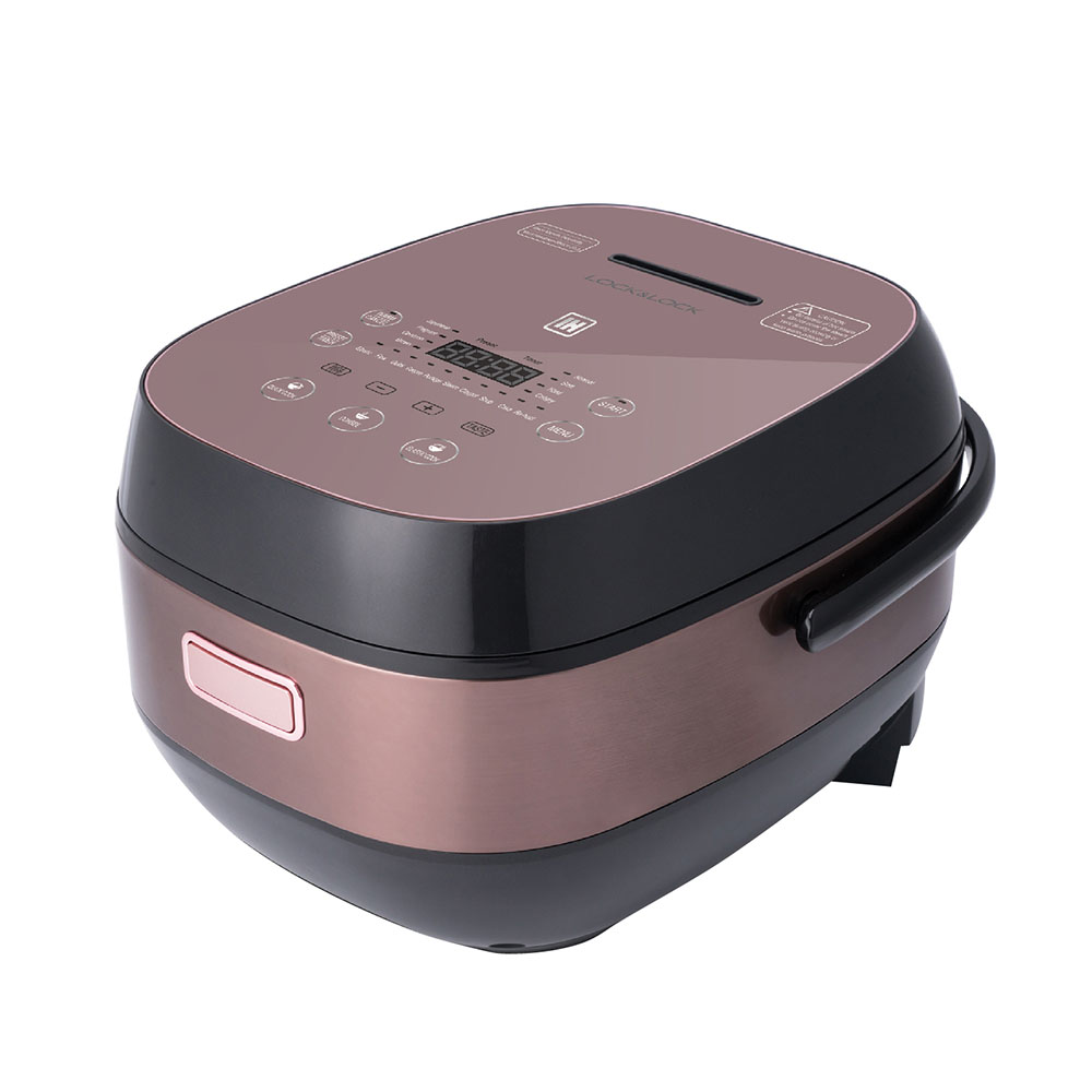 Nồi Cơm Điện LocknLock Digital Rice Cooker 1.5L, 220V, 50Hz, 1300W, Màu Vàng - EJR546